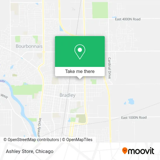 Ashley Store map