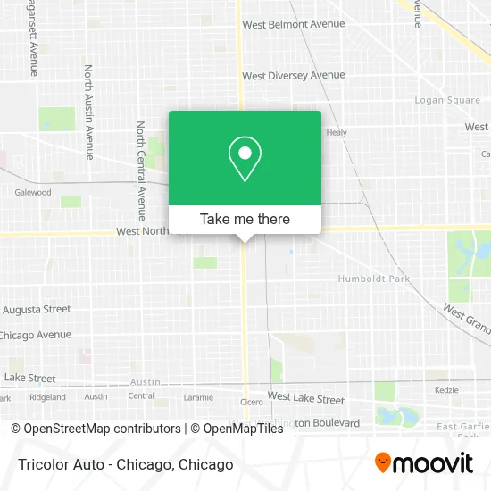 Tricolor Auto - Chicago map