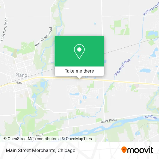 Main Street Merchants map