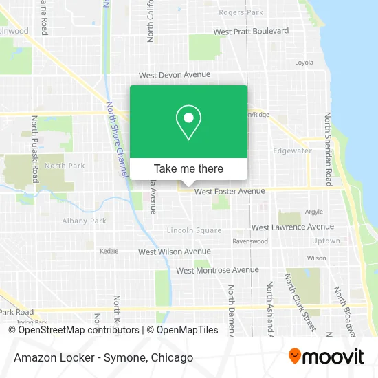 Amazon Locker - Symone map