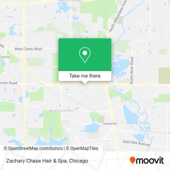 Zachary Chase Hair & Spa map