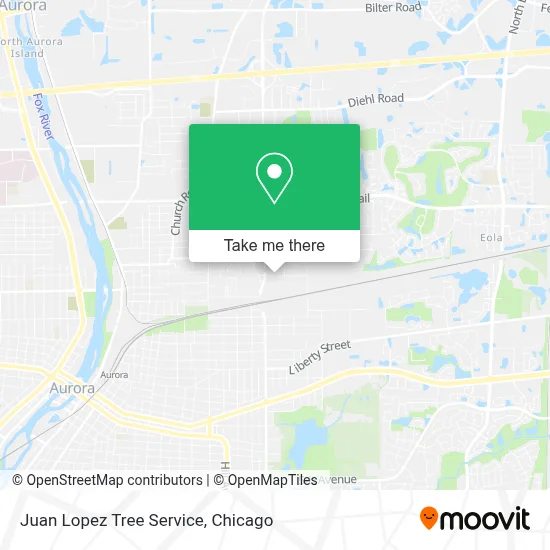 Juan Lopez Tree Service map