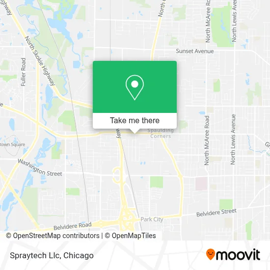 Spraytech Llc map