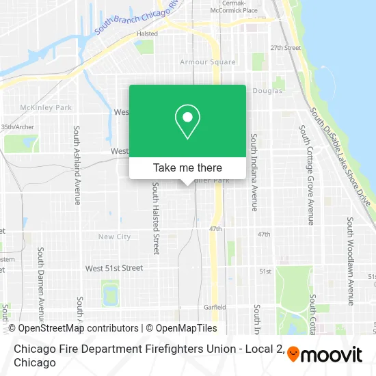 Chicago Fire Department Firefighters Union - Local 2 map