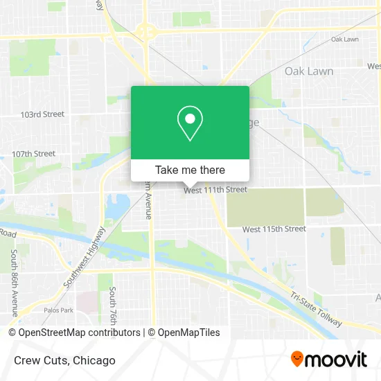 Crew Cuts map
