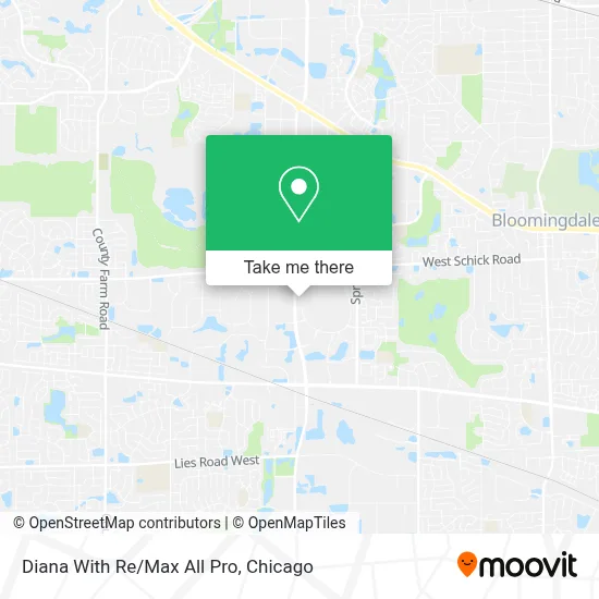 Diana With Re/Max All Pro map