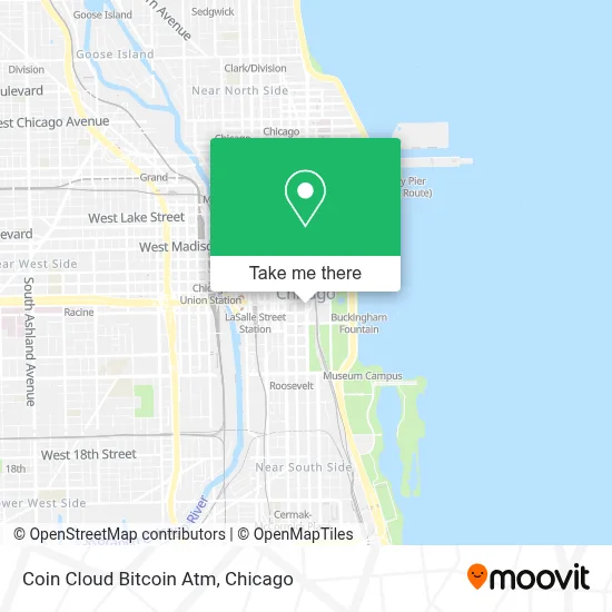 Coin Cloud Bitcoin Atm map
