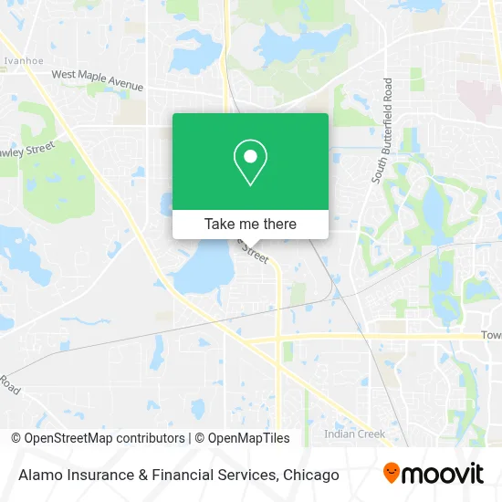 Alamo Insurance & Financial Services map