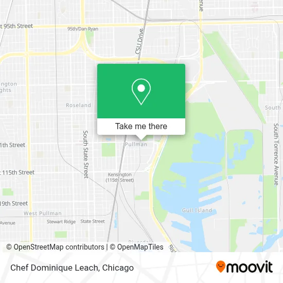Chef Dominique Leach map