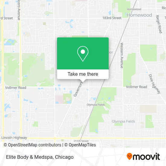 Elite Body & Medspa map