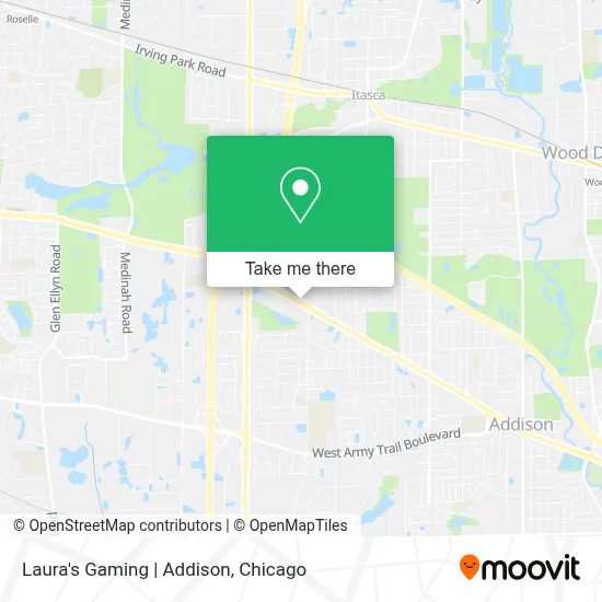Laura's Gaming | Addison map