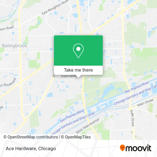 Ace Hardware map