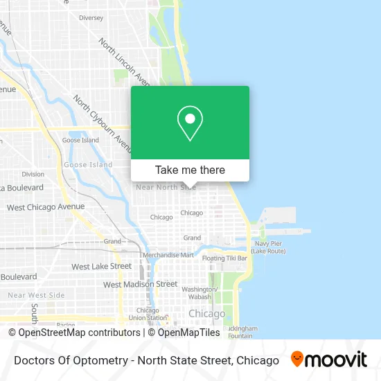 Doctors Of Optometry - North State Street map
