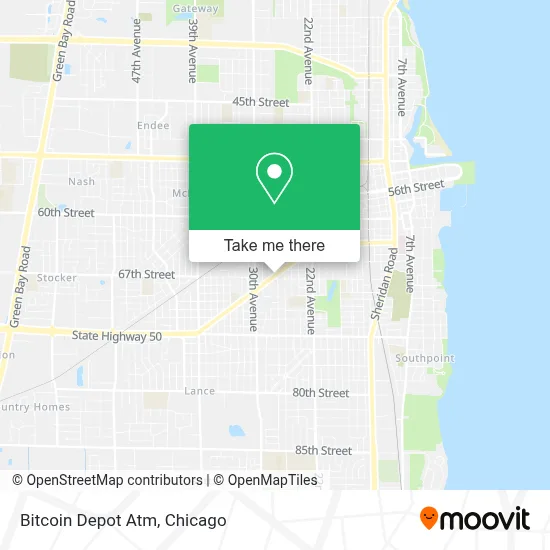 Bitcoin Depot Atm map