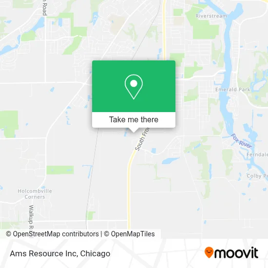 Ams Resource Inc map