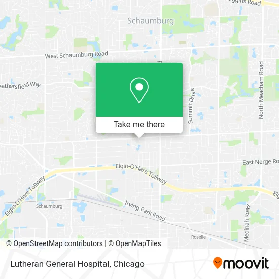 Lutheran General Hospital map