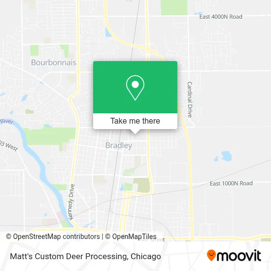 Matt's Custom Deer Processing map