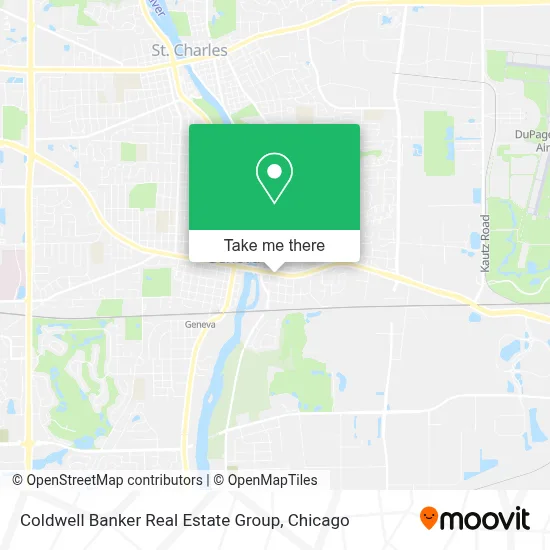 Coldwell Banker Real Estate Group map