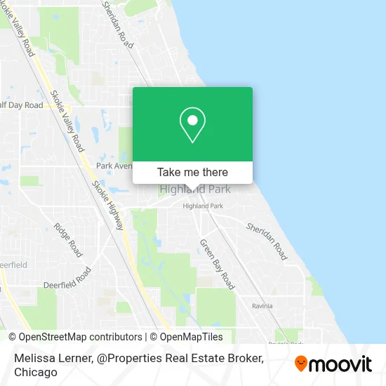 Melissa Lerner, @Properties Real Estate Broker map
