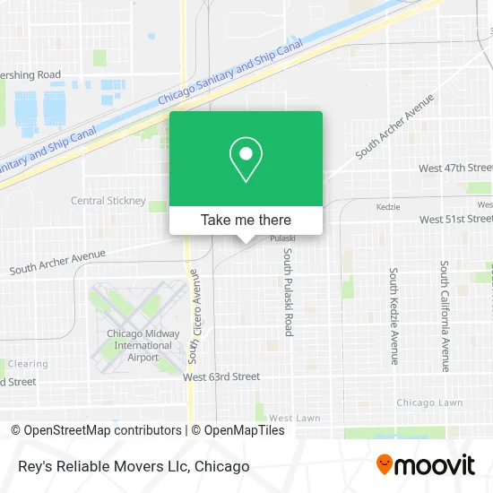 Rey's Reliable Movers Llc map