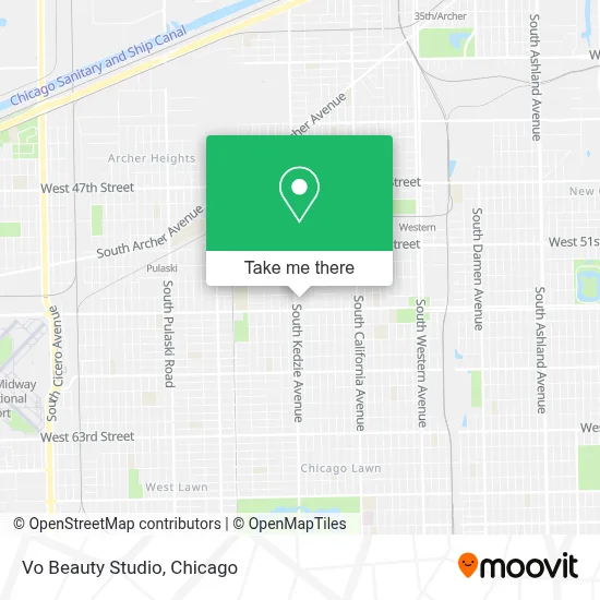 Vo Beauty Studio map