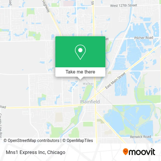 Mns1 Express Inc map