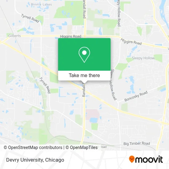 Devry University map