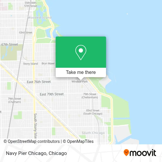 Navy Pier Chicago map