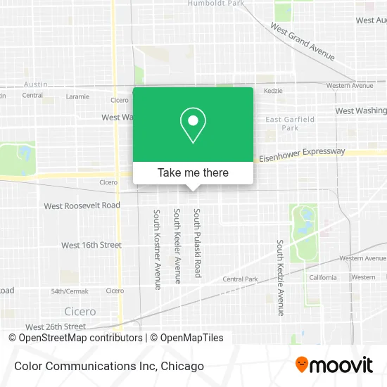 Color Communications Inc map