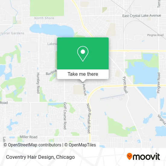 Coventry Hair Design map
