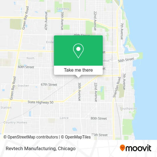 Revtech Manufacturing map