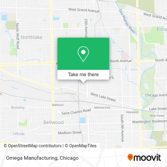 Omega Manufacturing map