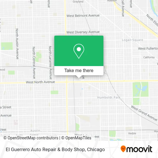 El Guerrero Auto Repair & Body Shop map