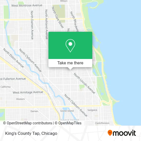 King's County Tap map