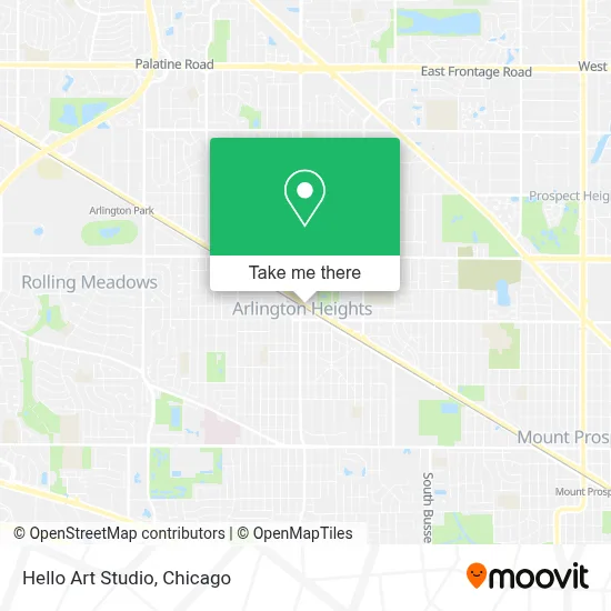 Hello Art Studio map