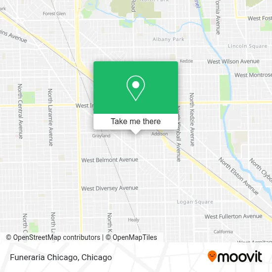 Funeraria Chicago map