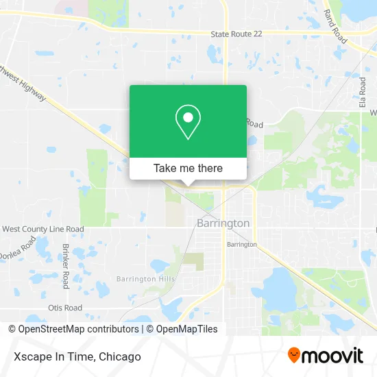 Xscape In Time map