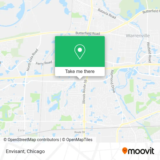 Envisant map