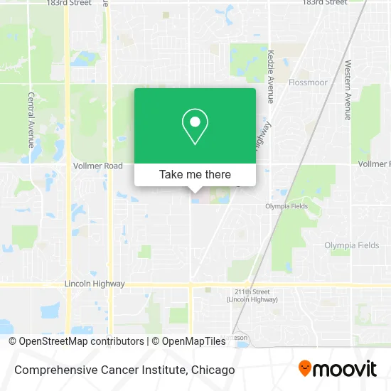 Comprehensive Cancer Institute map