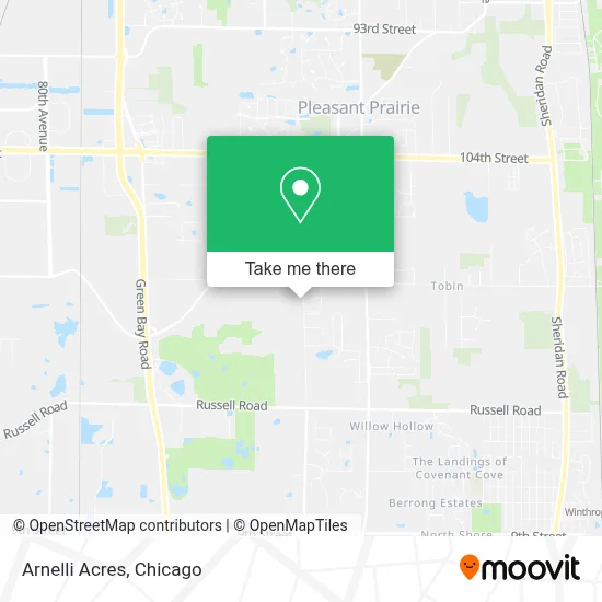 Arnelli Acres map