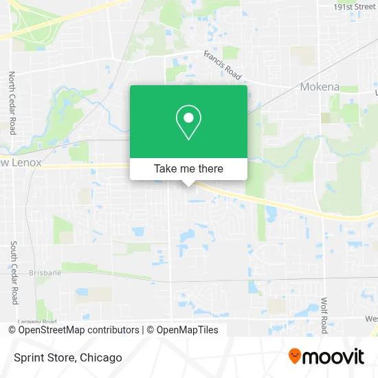 Sprint Store map