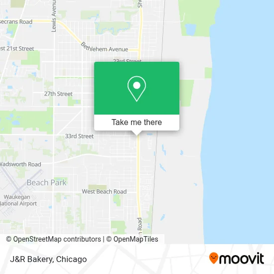 J&R Bakery map
