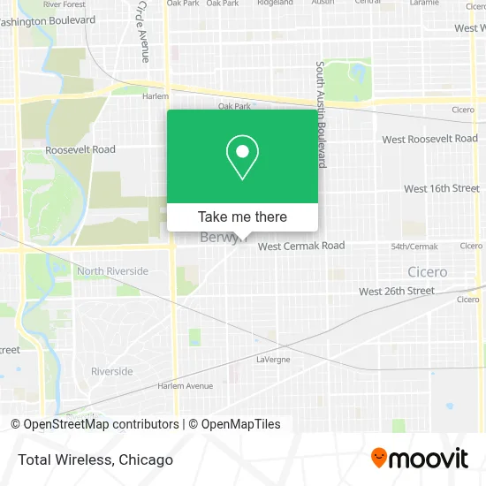 Total Wireless map