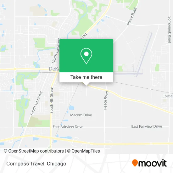 Compass Travel map