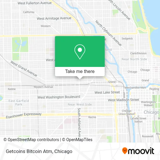 Getcoins Bitcoin Atm map