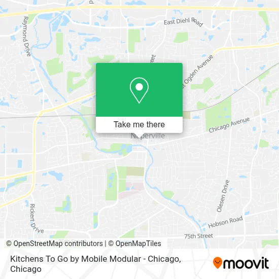 Kitchens To Go by Mobile Modular - Chicago map