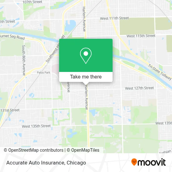 Accurate Auto Insurance map
