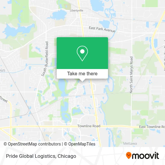Pride Global Logistics map