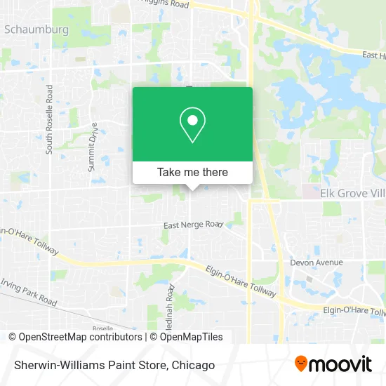 Sherwin-Williams Paint Store map