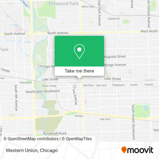 Western Union map